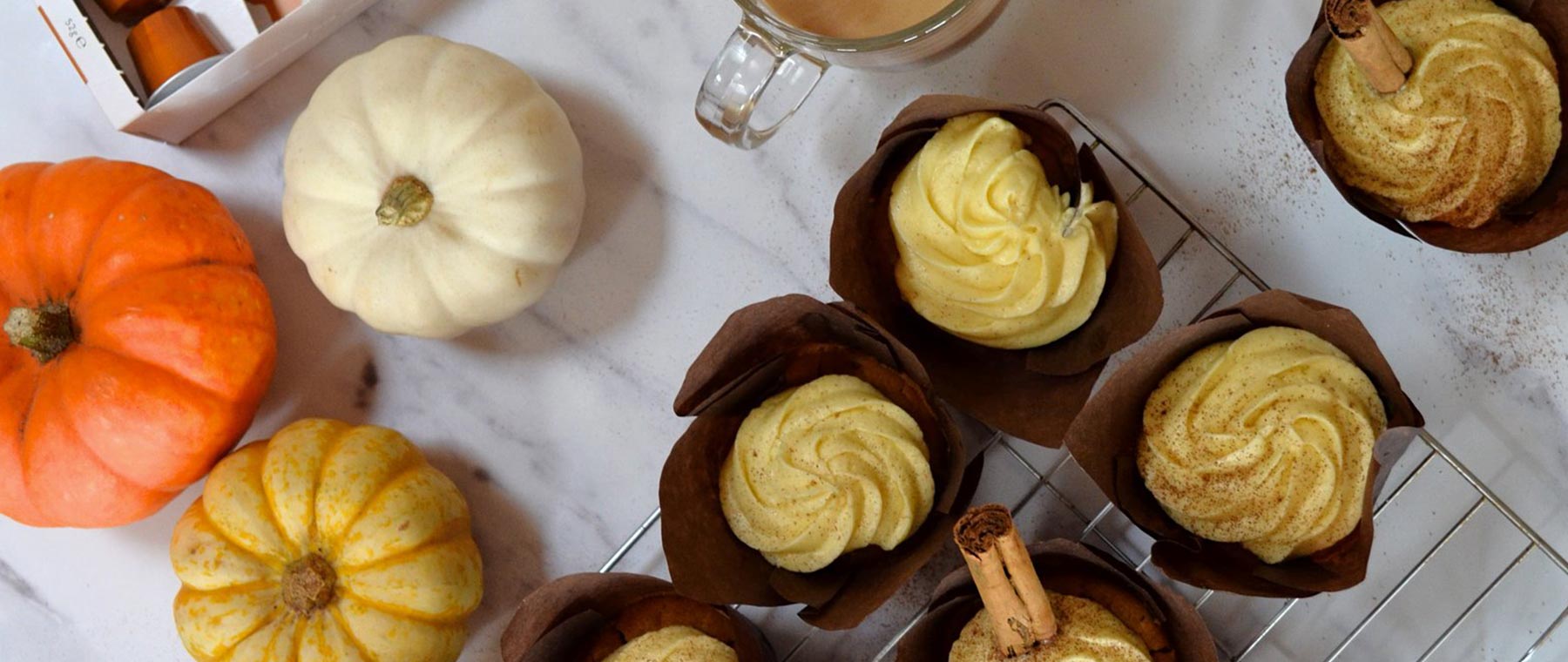 Pumpkin Spiced Coffee Cupcakes – CRU Kafe