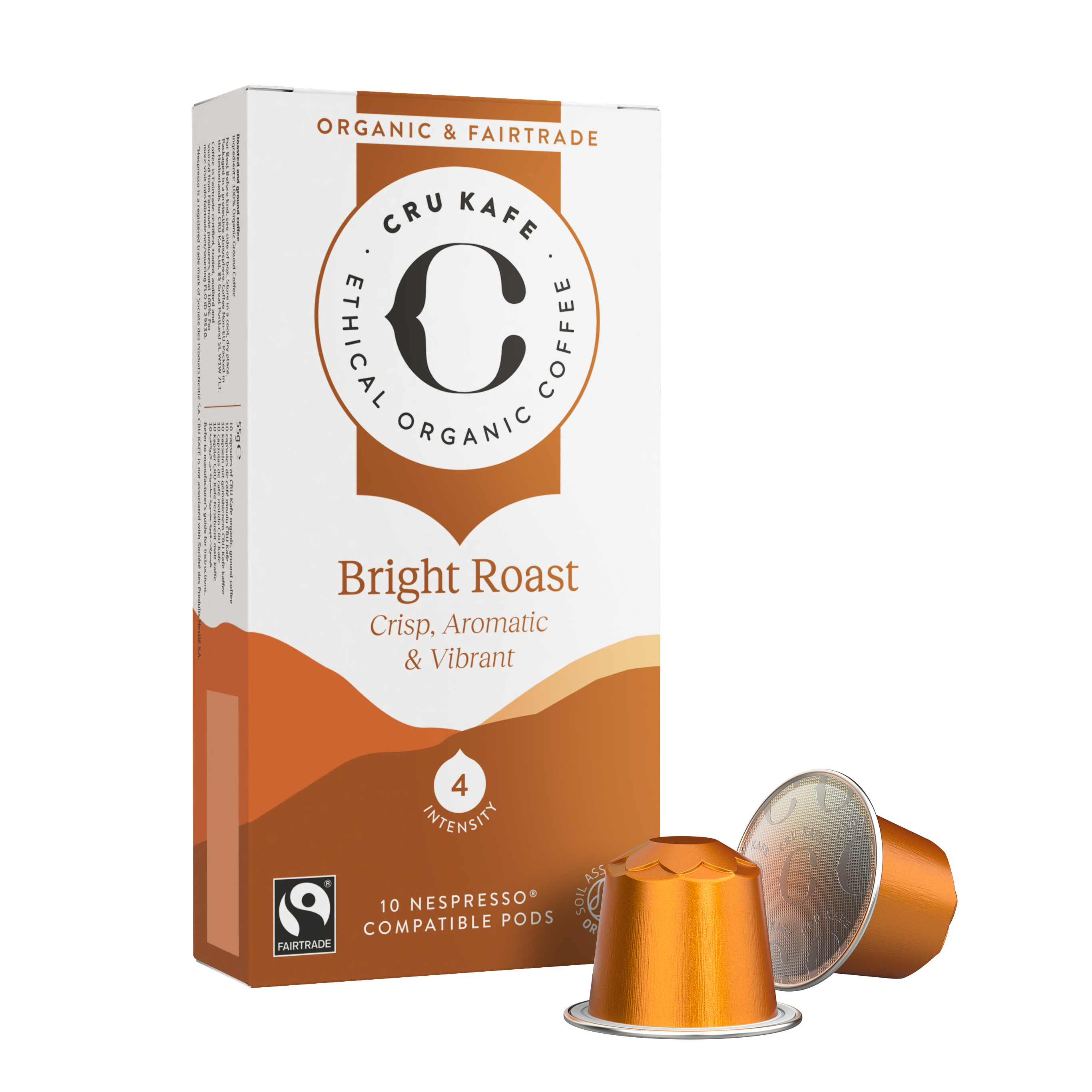 Nespresso® Compatible Pods Light Roast Coffee CRU Kafe