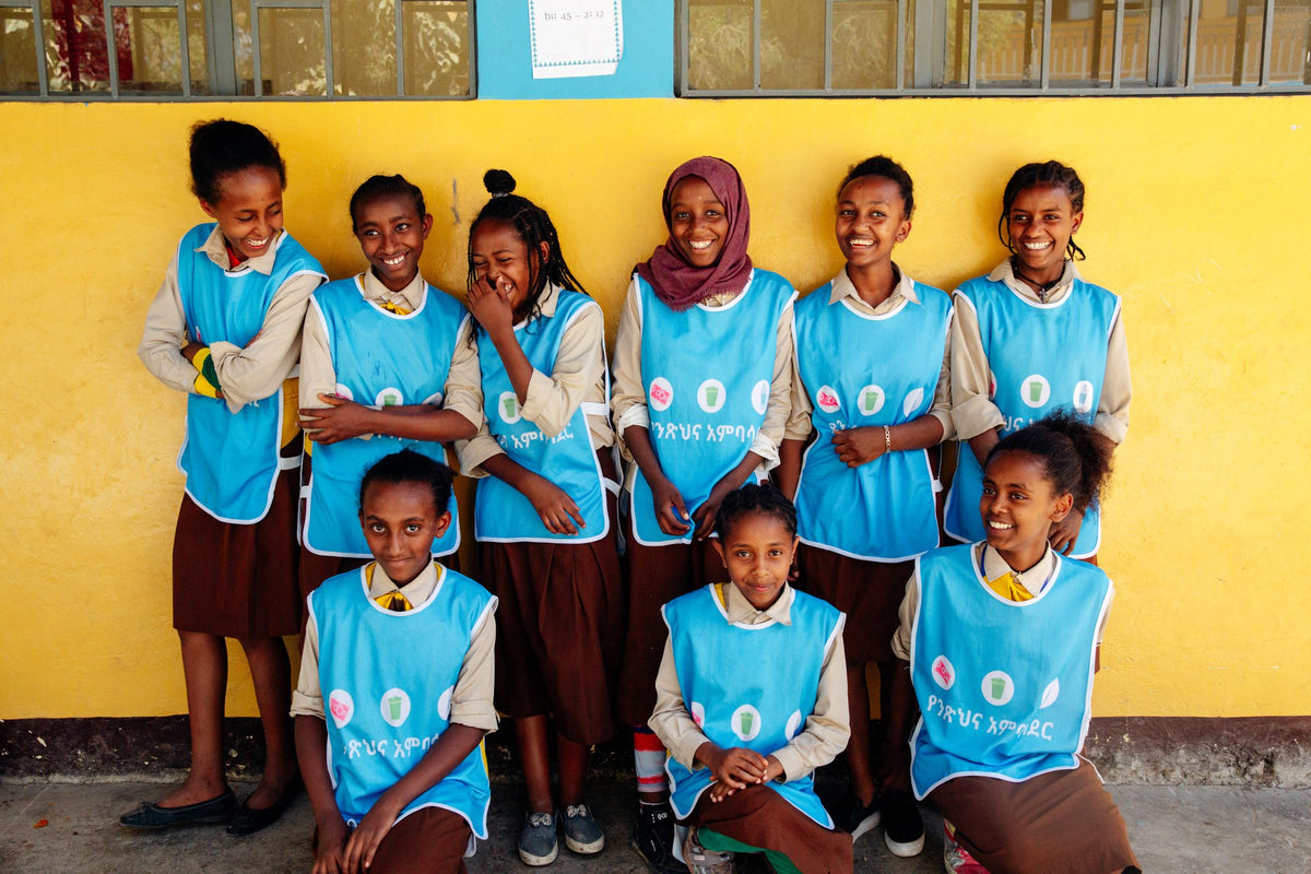 Pupils at Tibeb Ediget Primary School in Addis Ababa, Ethiopia